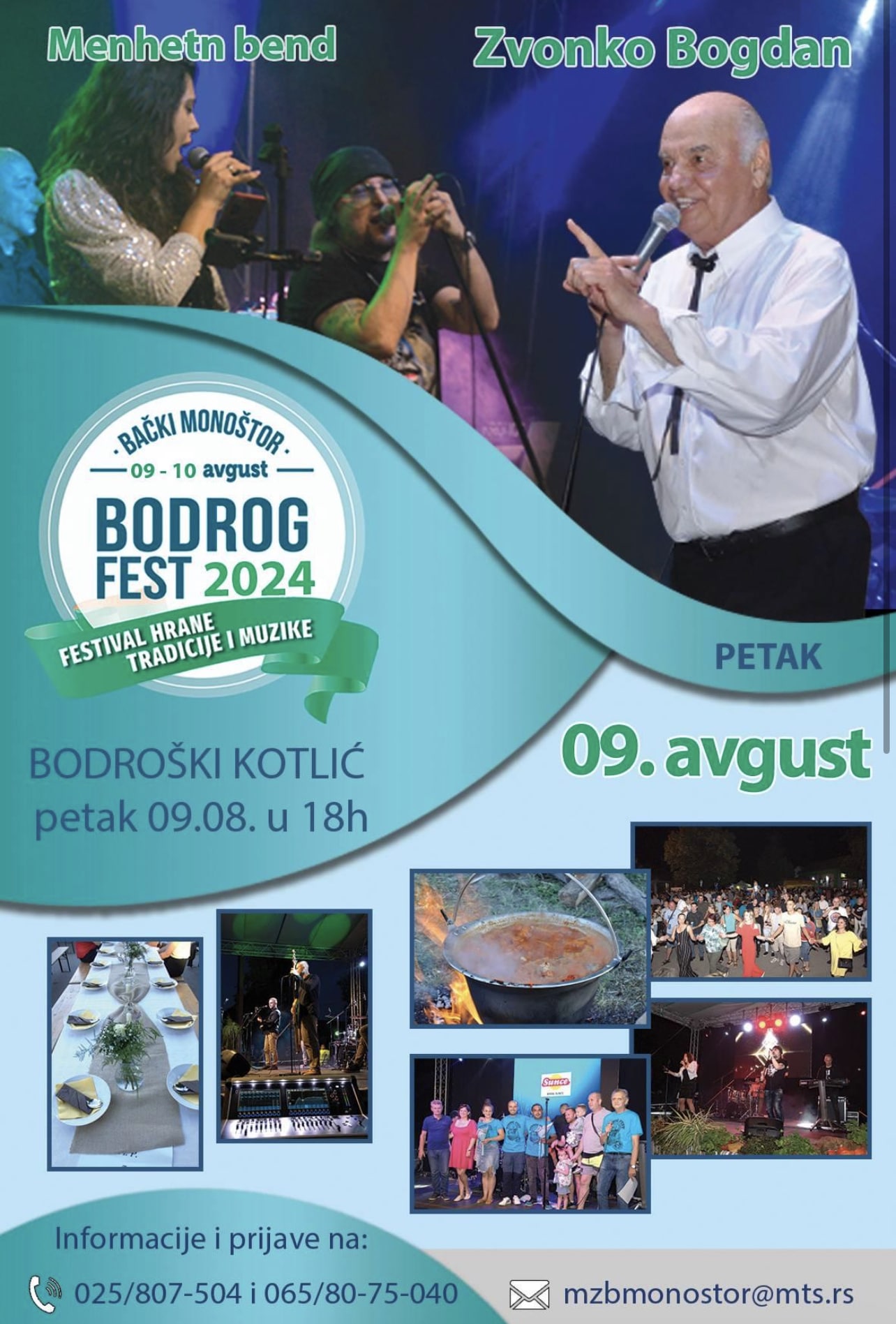 Bodrog Fest Bački Monoštor 2024. godine - Menhetn bend